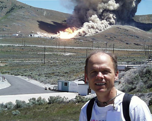 At An SRB Test Firing