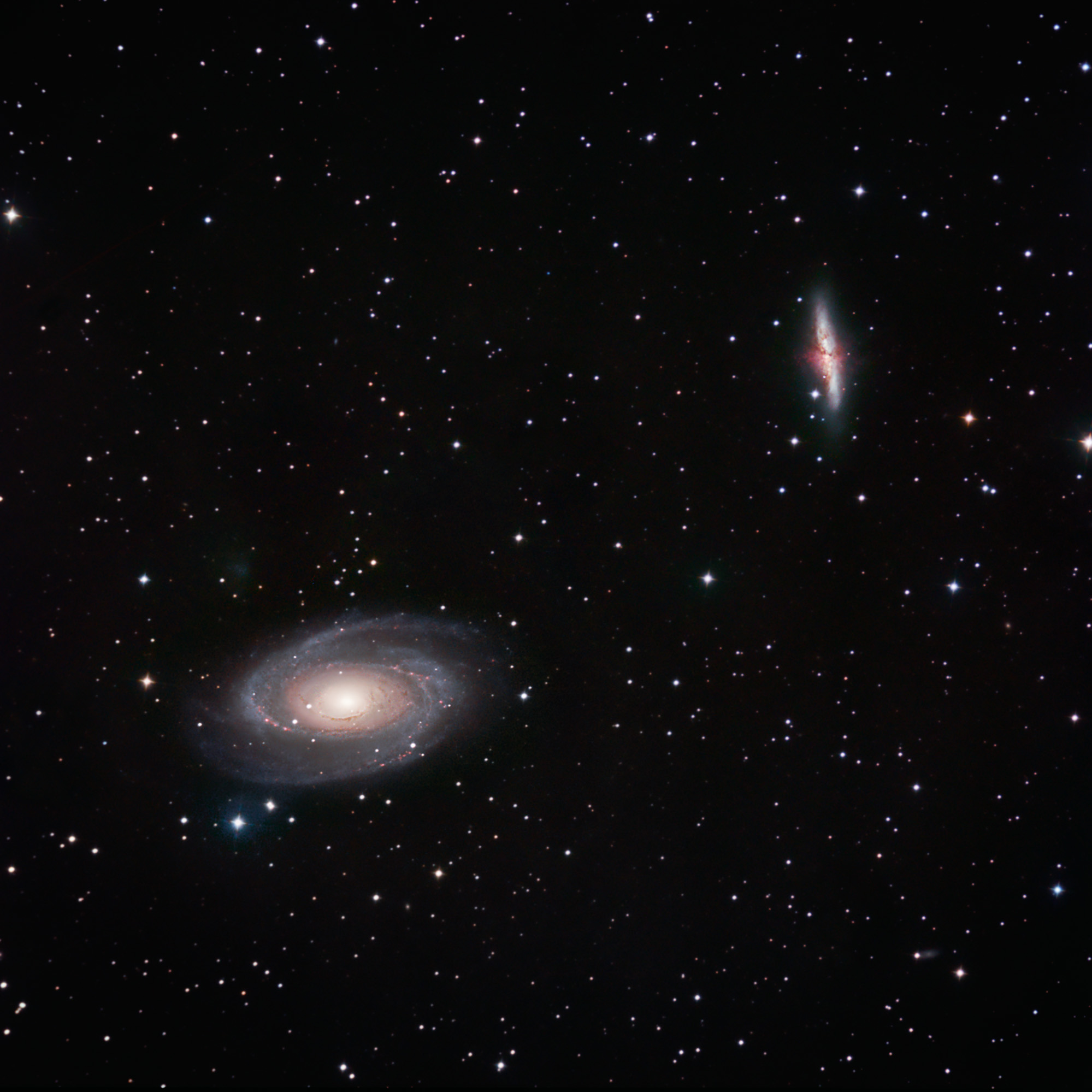 M81 and M82 in Ursa Major