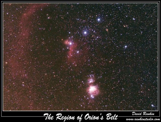 Region of Orion's Belt