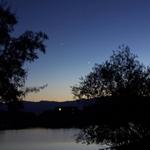 Venus Jupiter Conjunction Aug 27 2005 from Stansbury Park Lake