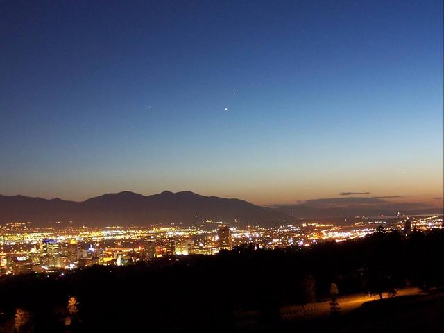 Venus Jupiter Conjunction Sep 1, 2005 