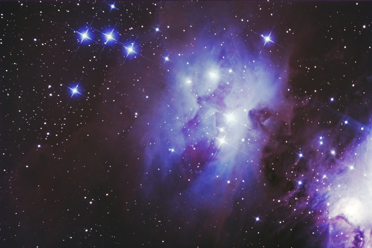 The Running Man Nebula in Orion