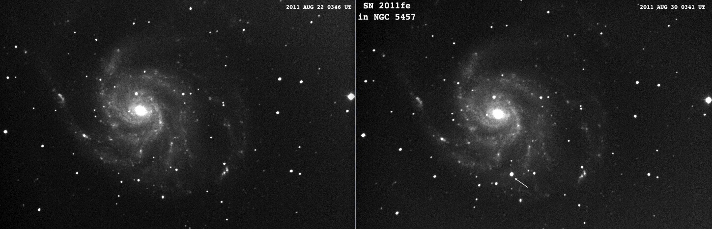 Supernova 2011fe in M-101