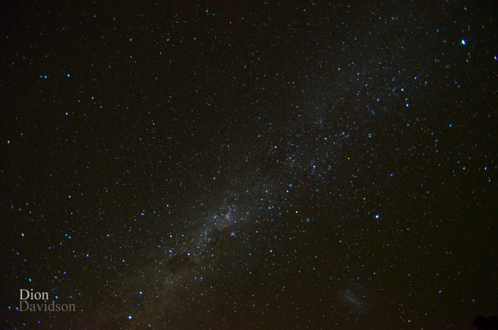 night sky near Whangamata Beach, New Zealand