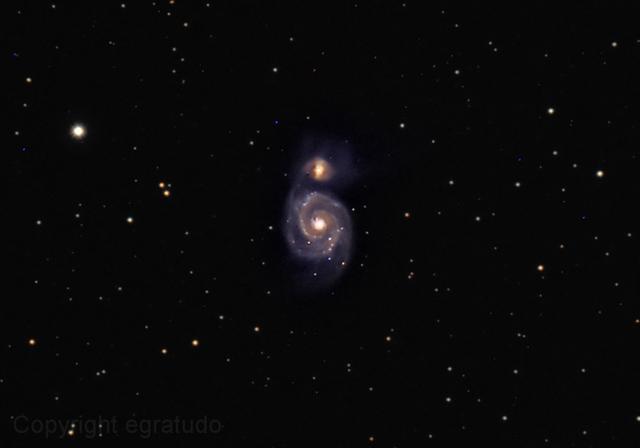 M51 Whirlpool Galaxie