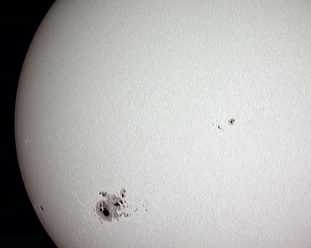 Solar Equipment test - Sunspot AR2192