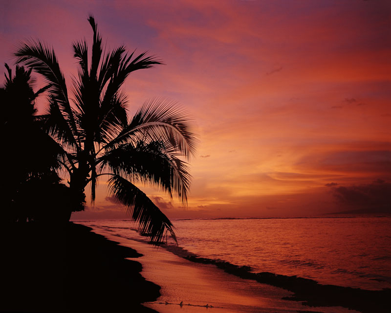 Lahaina side Sunset